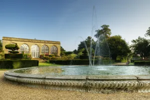Conservatory View And Fountain